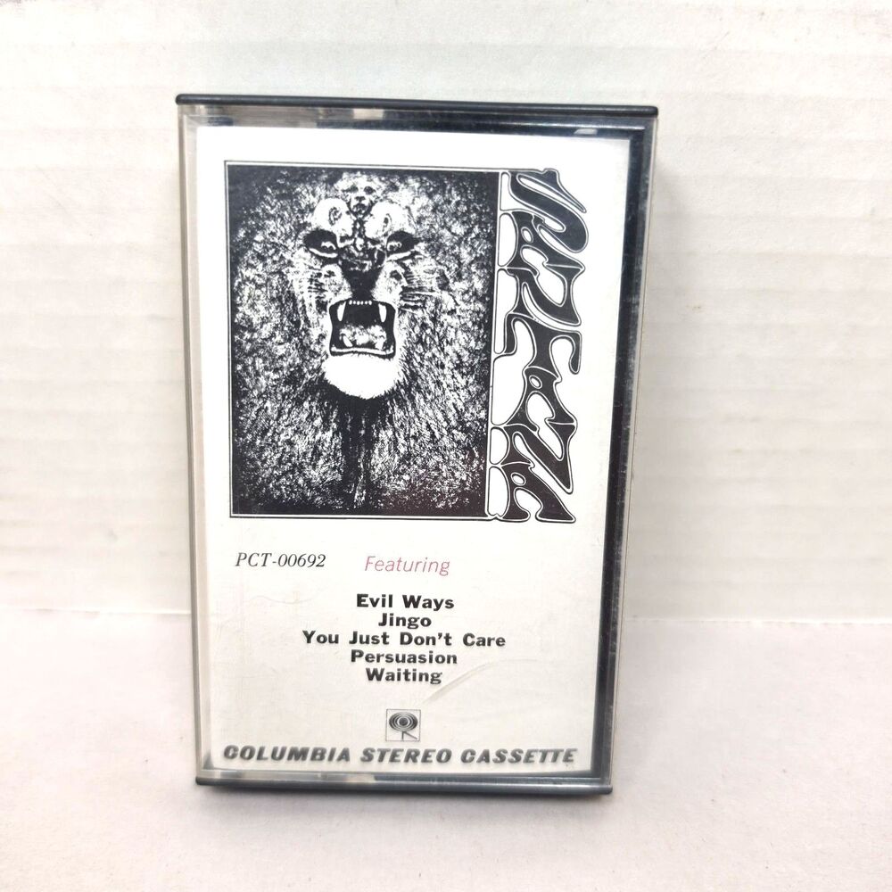 Santana Evil Ways Jingo Columbia PCT-00692 Cassette Tape 1969
